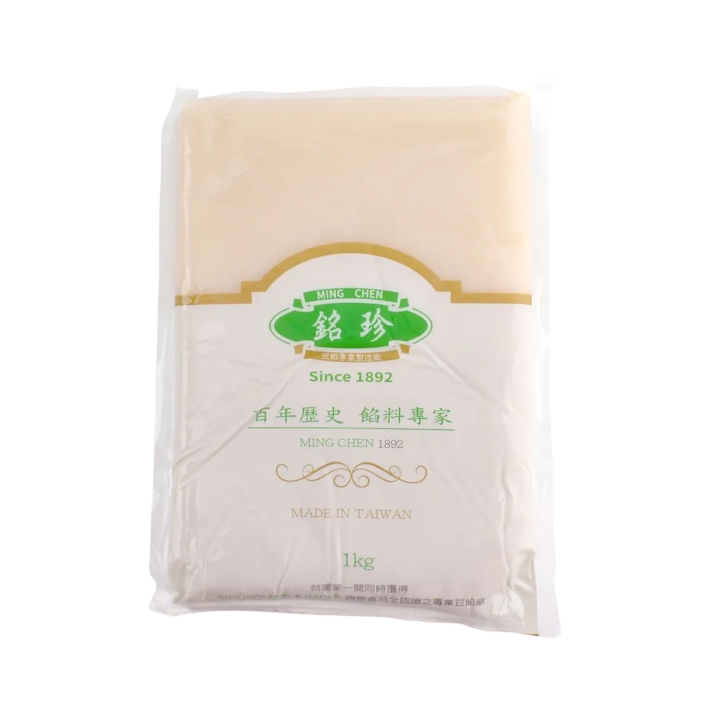 【銘珍】44度韓式錶花專用白豆沙(月餅可用) 1公斤(原裝)