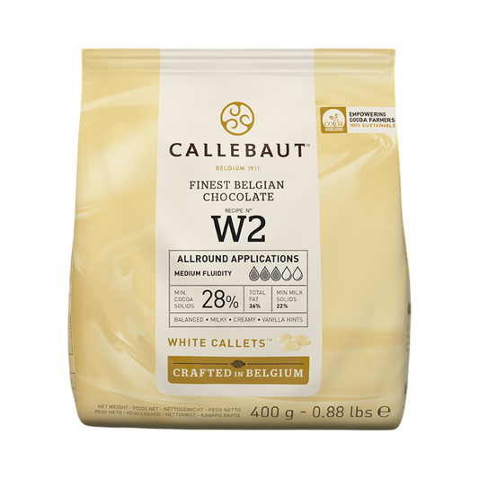 比利時嘉麗寶28%白巧克力鈕扣 400g (原裝)