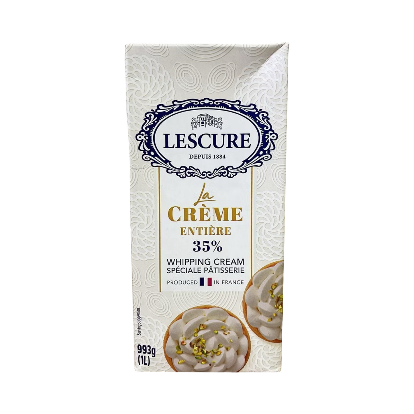 法國萊思克【LESCURE】動物性鮮奶油35%【1L】