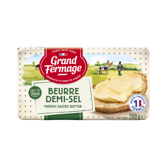 法國【Grand Fermage】有鹽發酵奶油200g