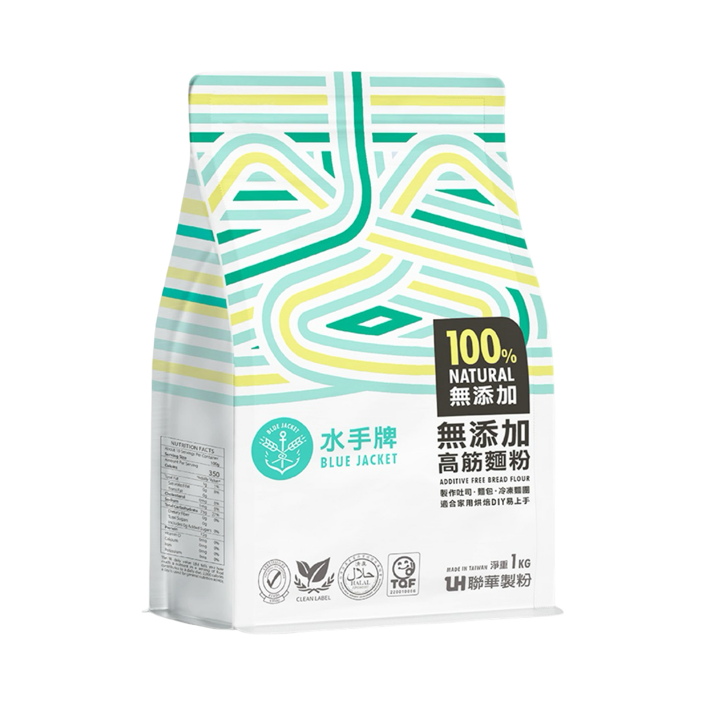 【水手牌】無添加高筋麵粉1kg