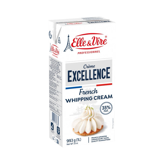 【法國】愛樂薇Elle&Vire動物性鮮奶油35%1L
