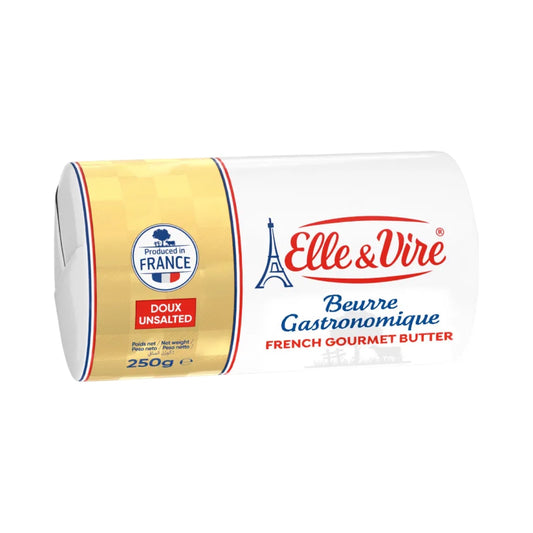 【法國】愛樂薇(Elle & Vire)無鹽發酵奶油條250g