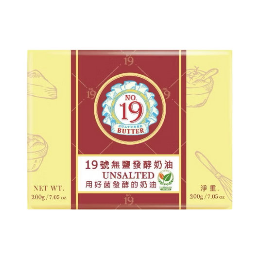 19號無鹽發酵奶油200g