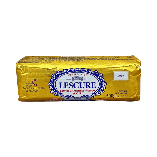 法國萊思克 【LESCURE 】無鹽發酵奶油500g